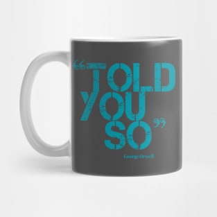 ORWELL (blue) Mug